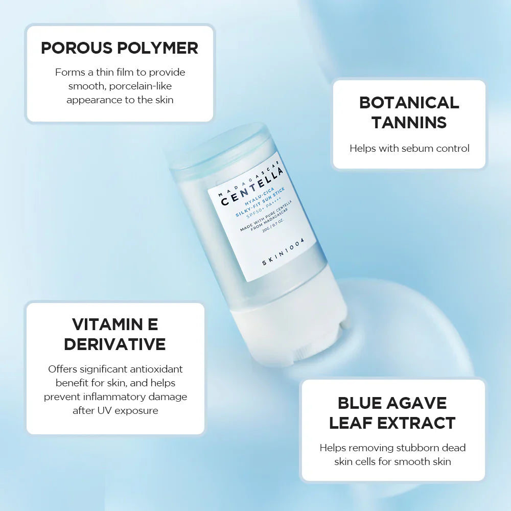 Skin1004 | Madagascar Centella Hyalu-Cica Silky-Fit Sun Stick Mini