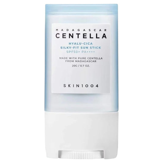 Buy Skin1004 Hyalu-Cica Silky-Fit Sun Stick at best price in Pakistan – Korean sunscreen stick with hydrating and soothing protection for sensitive skin available online