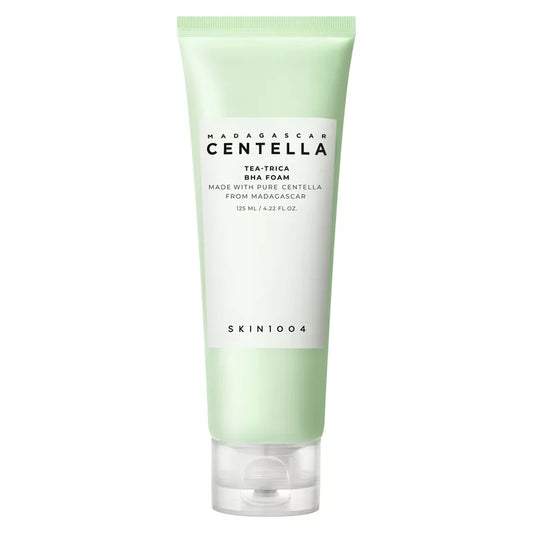 Buy Skin1004 Madagascar Centella Tea-trica BHA Foam at best price in Pakistan – Korean skincare exfoliating and hydrating foam cleanser for sensitive and acne-prone skin available online