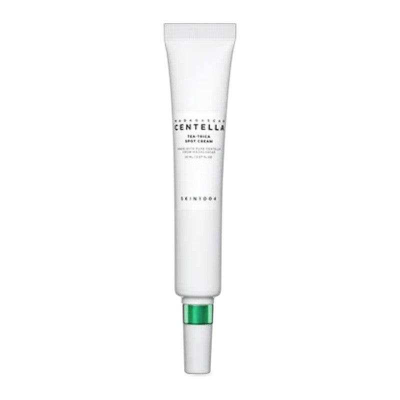 “SKIN1004 Madagascar Centella Tea-Trica Spot Cream 20ml – acne treatment and soothing spot cream for sensitive skin available in Pakistan”