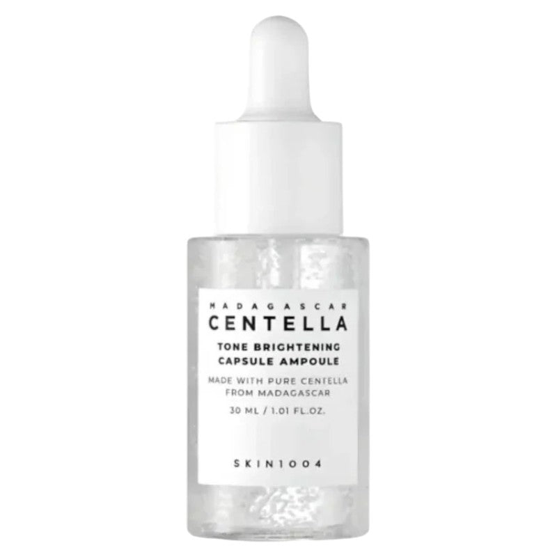 Skin1004 Madagascar Centella Tone Brightening Capsule Ampoule – Korean brightening ampoule with centella asiatica for reducing dark spots, evening skin tone, and promoting glowing, smooth skin in Pakistan