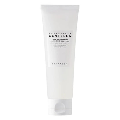 “SKIN1004 Madagascar Centella Tone Brightening Cleansing Gel Foam 125ml – gentle brightening face wash for clear and glowing skin available in Pakistan”