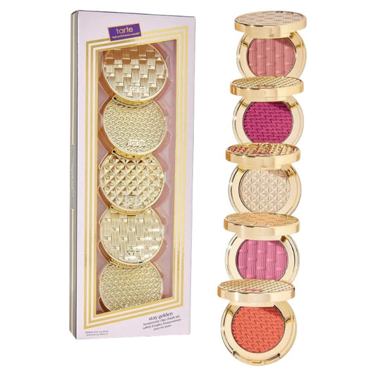 "Buy Tarte Stay Golden Amazonian Clay Cheek Set in Pakistan – long-lasting blush and highlighter palette for radiant, natural-looking cheeks."
