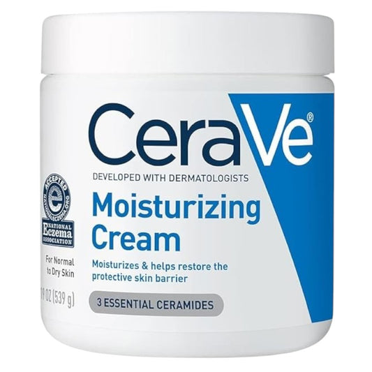 Buy CeraVe Moisturizing Cream at best price in Pakistan – rich cream for dry to very dry skin with essential ceramides and hyaluronic acid, available online
