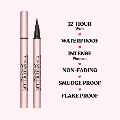 Too Faced | Better Than Sex Easy Glide Waterproof Liquid Eyeliner