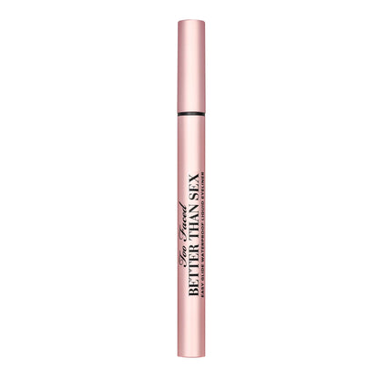 "Too Faced Better Than Sex Easy Glide Waterproof Liquid Eyeliner – Long-lasting waterproof eyeliner for precision"
