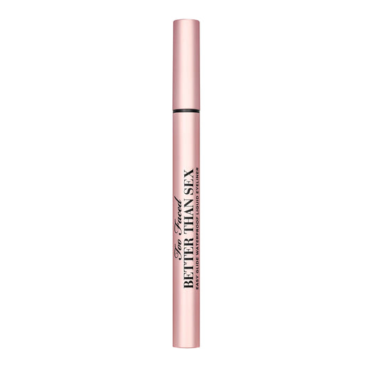 "Too Faced Better Than Sex Easy Glide Waterproof Liquid Eyeliner – Long-lasting waterproof eyeliner for precision"
