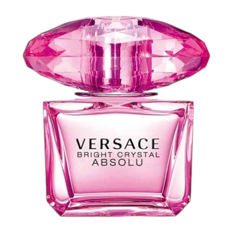 Versace Bright Crystal Absolu Pour Femme Eau de Parfum 90ml for Women – intense floral fruity fragrance with pomegranate, raspberry, peony, magnolia, lotus flower, amber and musk, available in Pakistan
