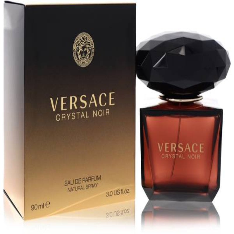 Versace Crystal Noir Parfum for Women – sensual floral oriental fragrance with cardamom, pepper, ginger, gardenia, peony, orange flower, amber, sandalwood and musk, available in Pakistan