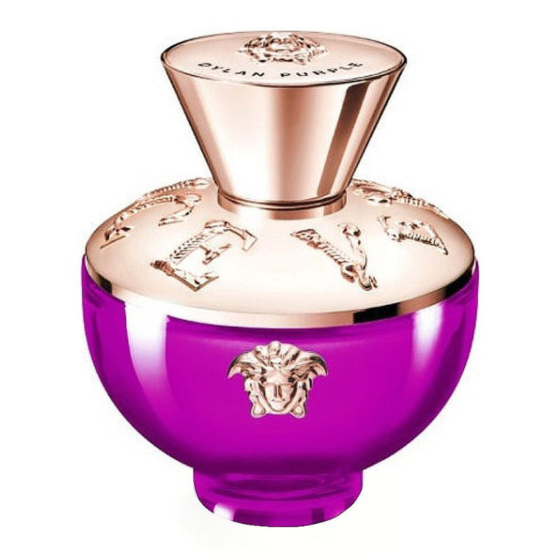 Versace Dylan Purple Eau de Parfum 100ml for Women – bright floral fruity musky fragrance with bitter orange, pear juice accord, bergamot, purple freesia, Pomarose, cedarwood and musk notes, available in Pakistan