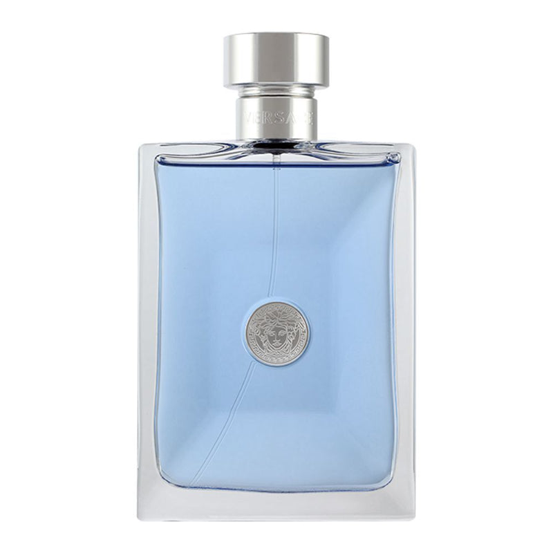 Versace Pour Homme Eau de Toilette for Men – fresh aromatic fragrance with bergamot, neroli, citron of Diamante, bitter orange leaves, geranium, clary sage, blue hyacinth, oud wood, mineral amber and cedar wood, available in Pakistan