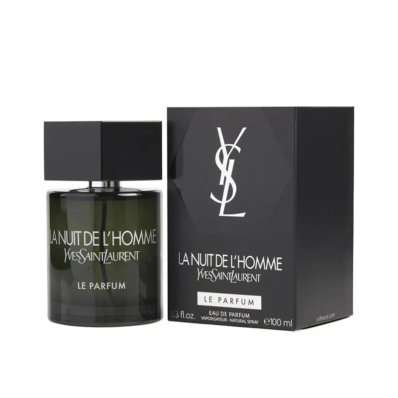 “Yves Saint Laurent La Nuit de L’Homme Le Parfum for Men – woody ambery fragrance with black pepper, labdanum, vetiver and cardamom available in Pakistan”